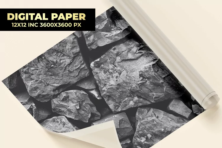 Rock Wall Digital Paper