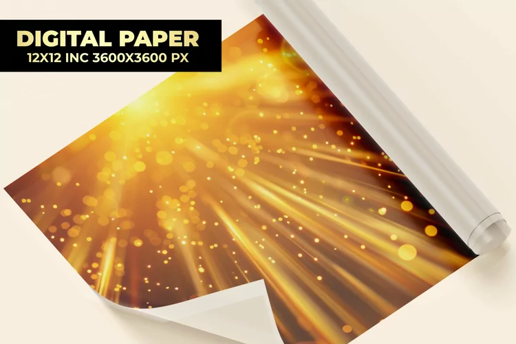 Golden Digital Paper