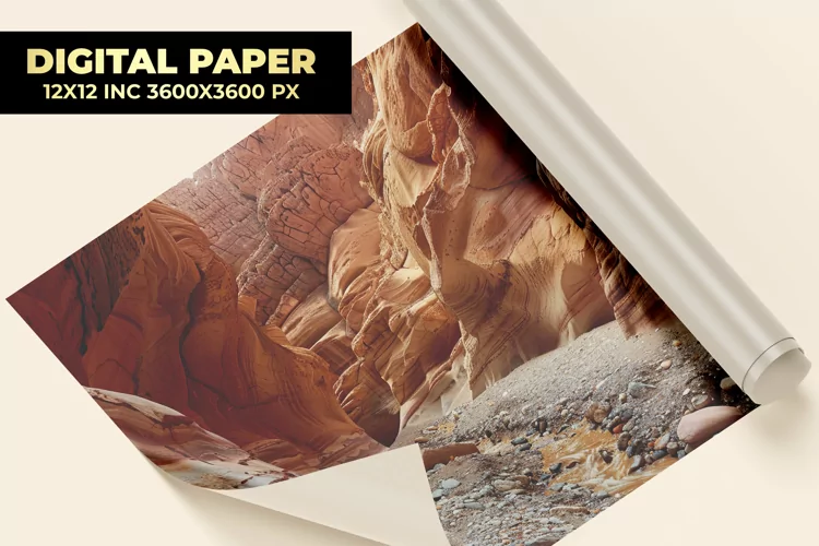 Canyon Mountain Digital Paper
