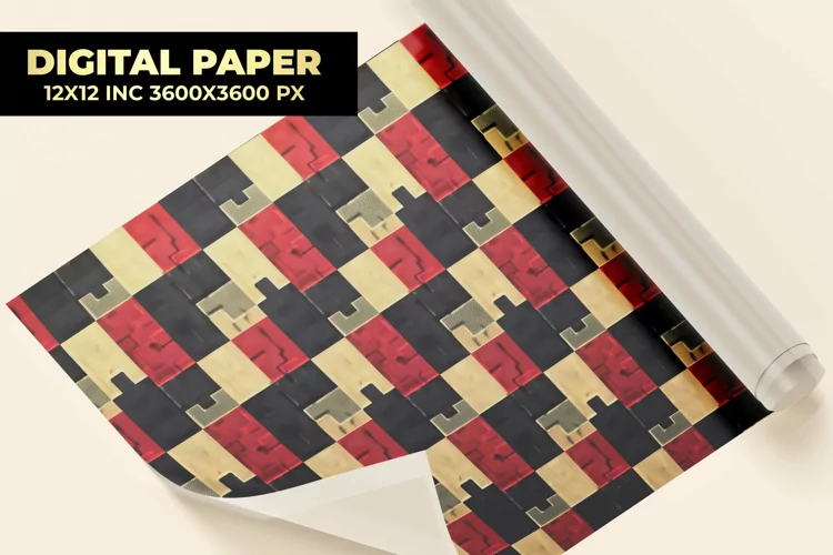 Checkered Digital Paper