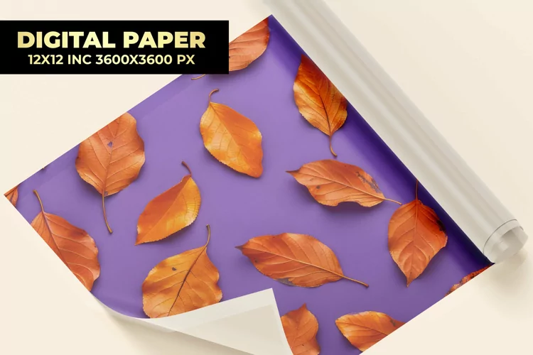 Autumn Leaves Digital Paper