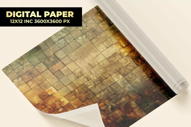 Square Shaped Digital Paper