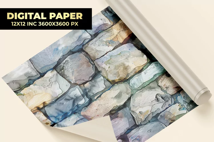 Stone Wall Digital Paper