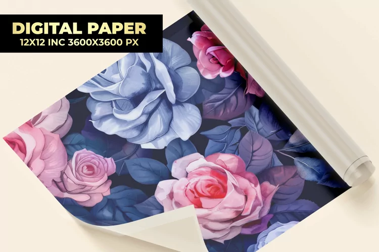 Flowers Digital Paper