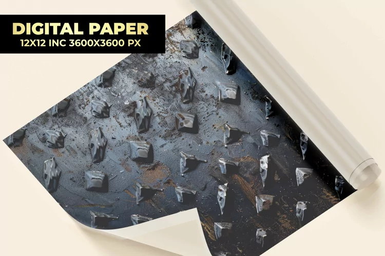 Black Design Digital Paper