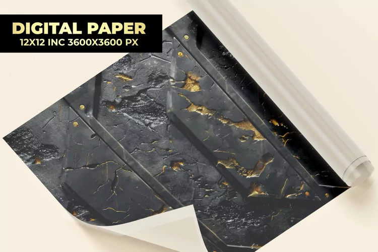 Black Digital Paper