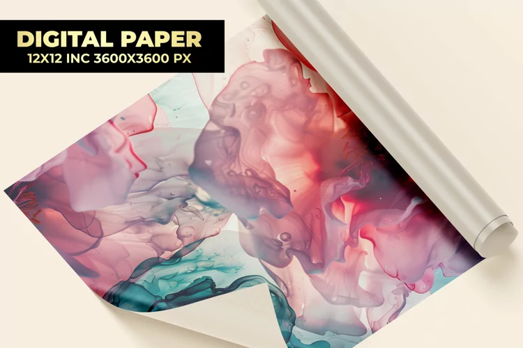 Watercolor Painting Digital Paper