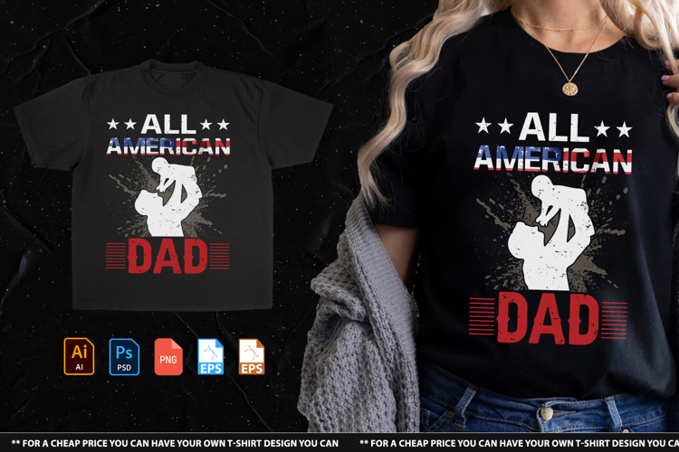 All American Dad Svg Image 16