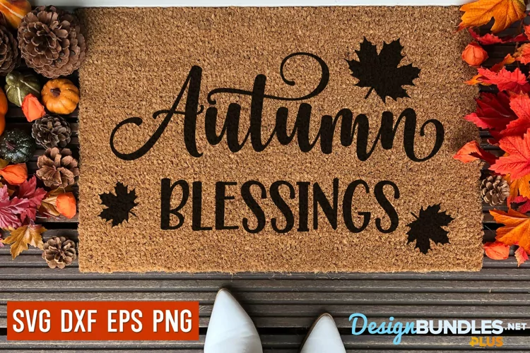 Autumn Blessings, Autumn Svg, Fall Svg, Thanksgiving Svg