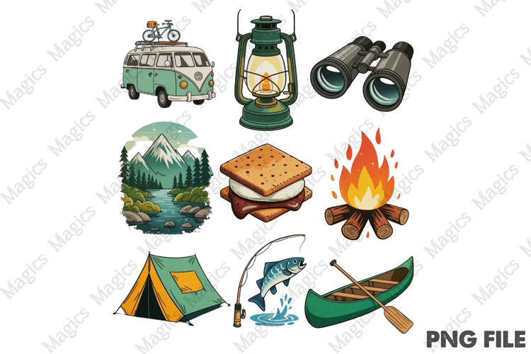 Camping Clipart Image 13