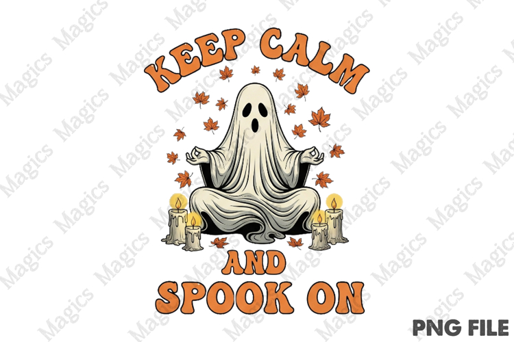 Keep Calm and Spook On Png