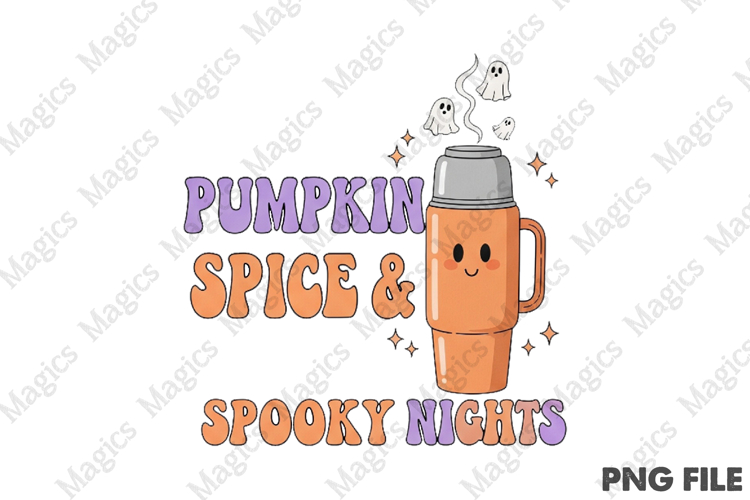 Pumpkin Spice   Spooky Nights Png