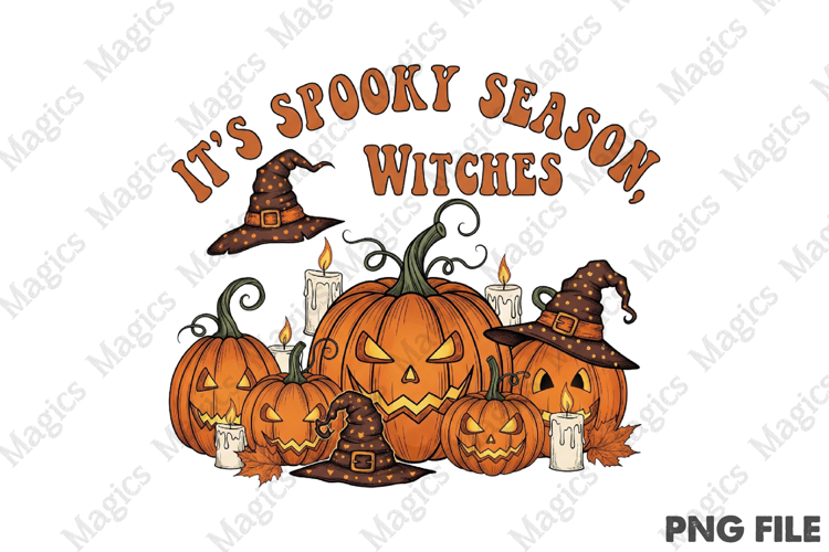 It’s Spooky Season, Witches Png
