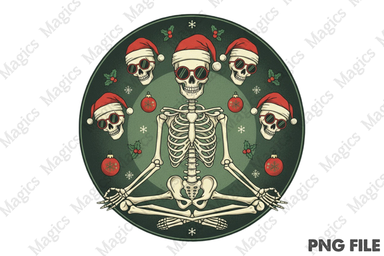 Vintage Christmas Bells PNG