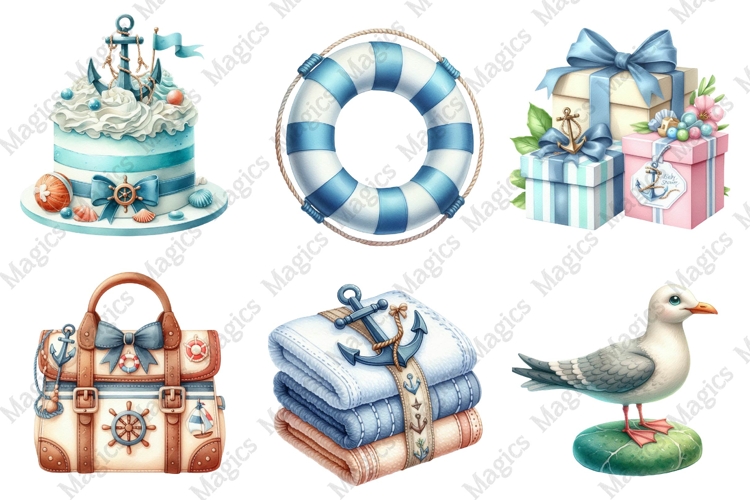 Watercolor Nursery Decor | Ocean Nursery