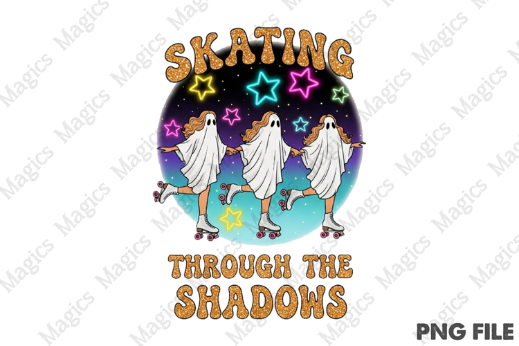 Skating Through the Shadows Png