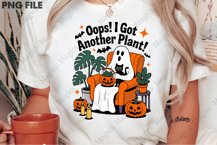 Oops! I Got Another Plant Png-Funny Halloween