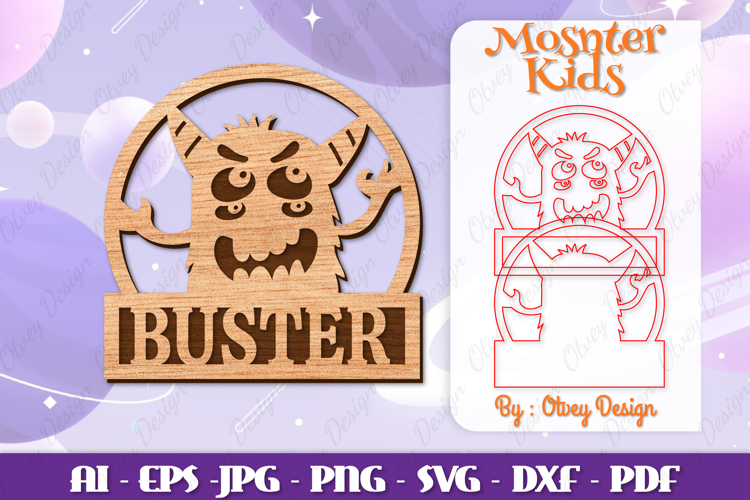 Cute Monster Clipart Image 18