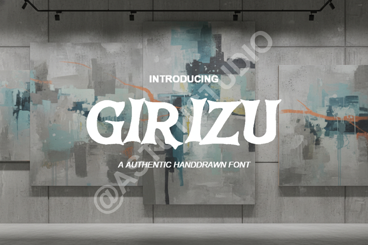 Girizu - Modern   Minimalist Geometric Sans Serif
