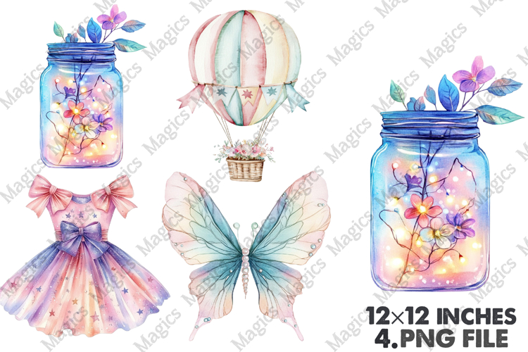 Pastel Whimsical Clipart