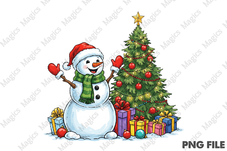 Snowman PNG Image 9