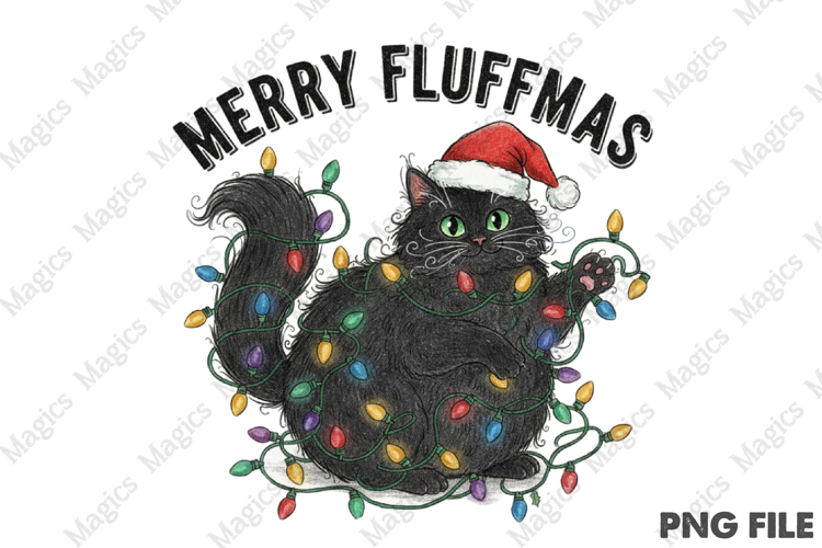 Merry Fluffmas Christmas Png