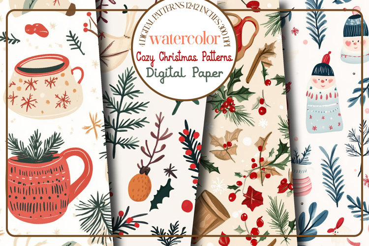 Cozy Christmas Patterns Collection