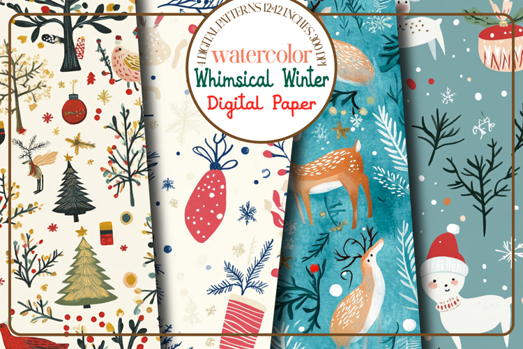 Whimsical Winter & Christmas Patterns