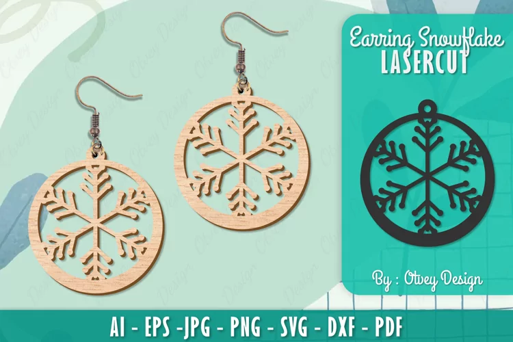 Snowflake 3D Layered Lasercut File