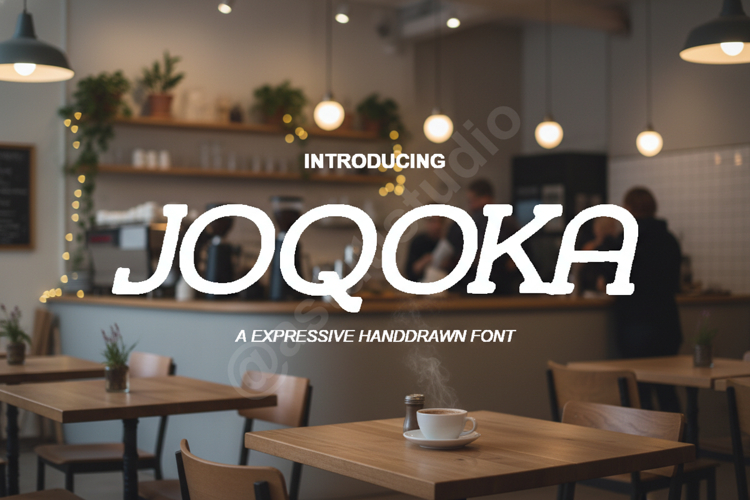 Joqoka - Modern Geometric Sans Serif example image 1