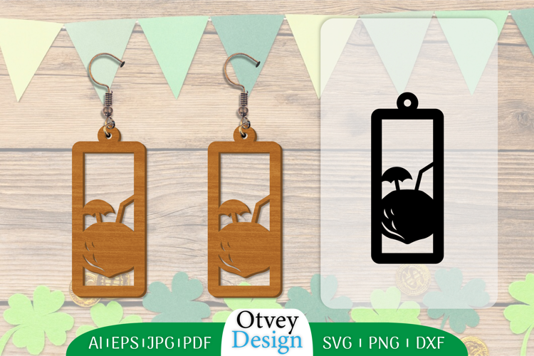 Earring Summer Lasercut