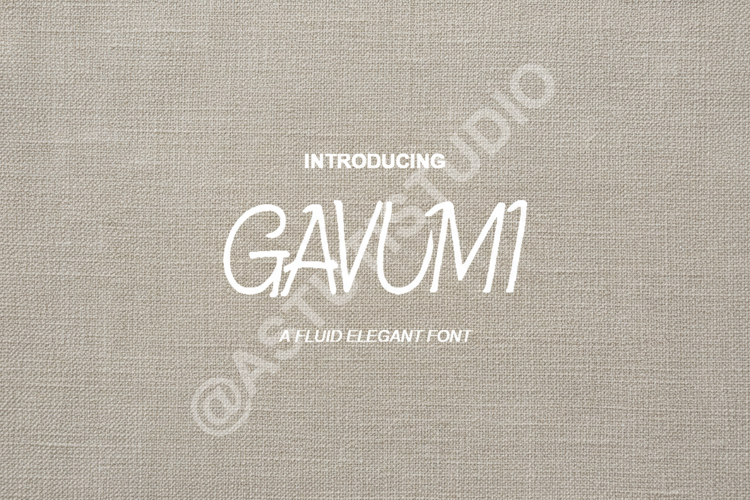 Gavumi - Modern Minimalist Sans Serif
