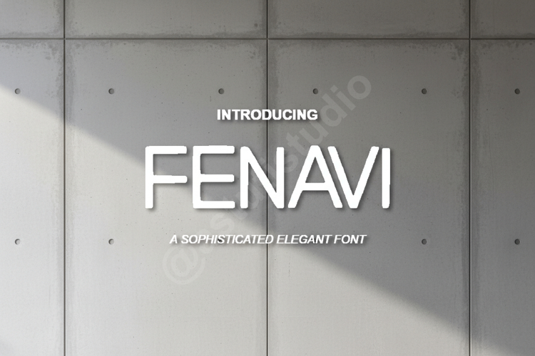 Fenavi - Elegant Modern Serif Font