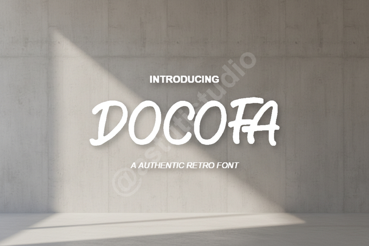 Docofa | Elegant Modern Serif Typeface