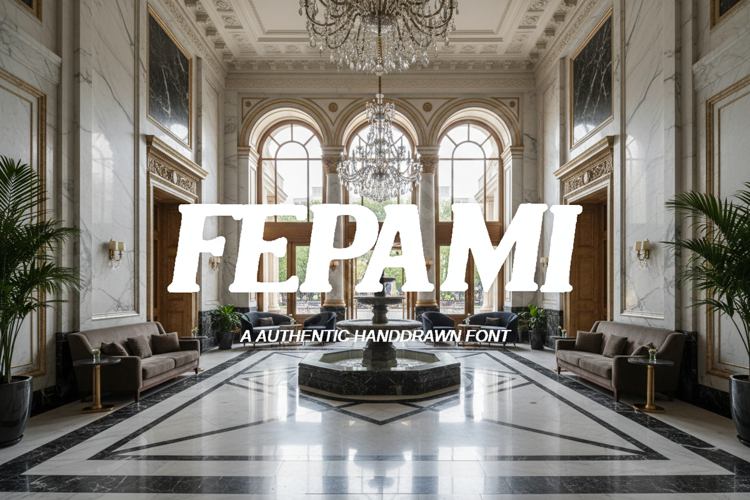 Fepami - Modern Minimalist Sans Serif Typeface