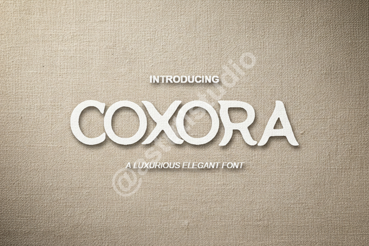 Coxora - Elegant Modern Serif Display Font