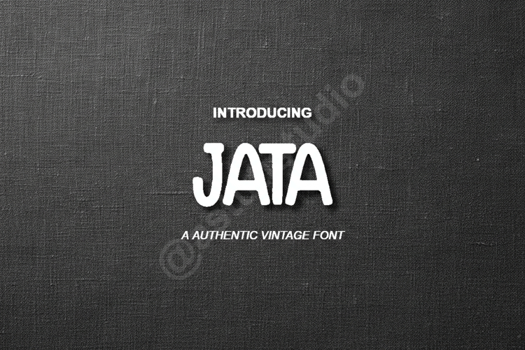 Jata - Sophisticated Modern Serif Typeface
