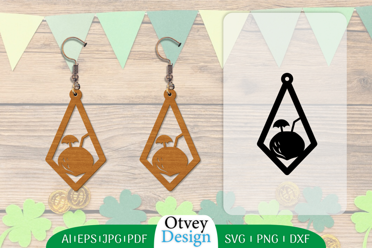 Earring Summer Lasercut