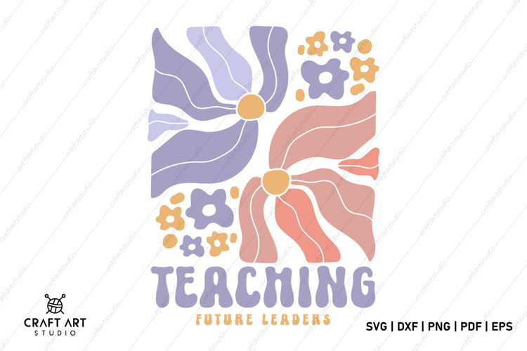 Teacher Boho Floral SVG Design | Teacher SVG Design