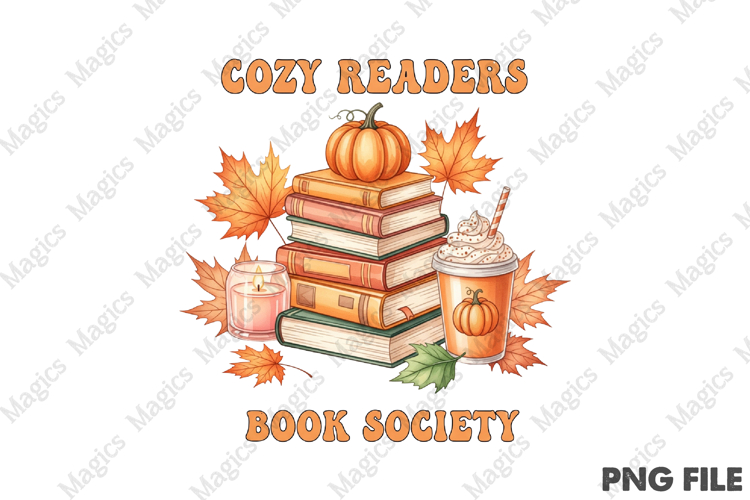 Cozy readers book society png