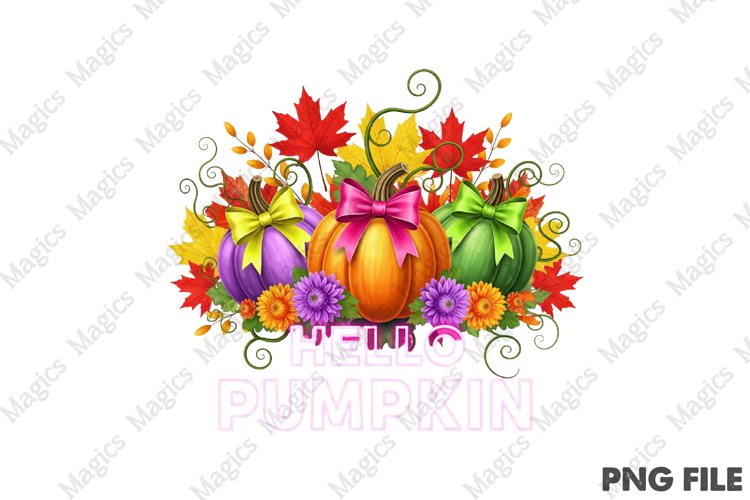 Halloween Neon Pumpkin Png