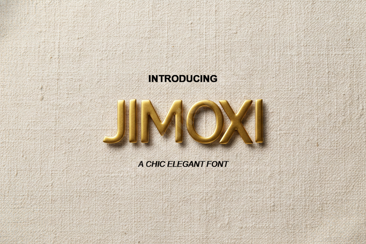Jimoxi - Elegant Modern Display Serif example image 1