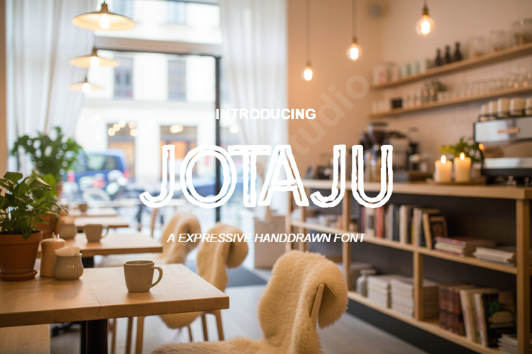 Jotaju - Modern Minimalist Display Font example image 1