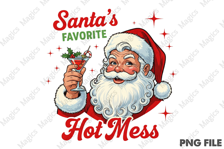 Vintage Christmas Png Santa Favorite