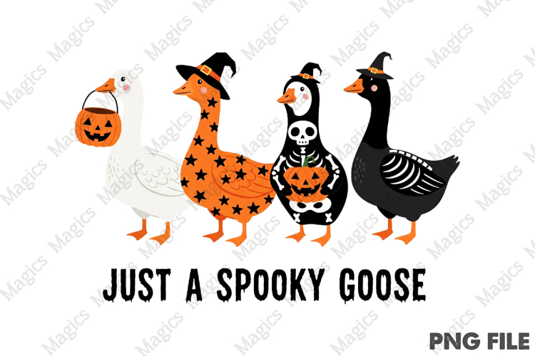 Spooky Goose Png Funny Halloween Png