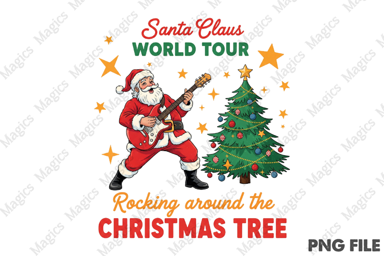Vintage Christmas Png Santa Sublimation