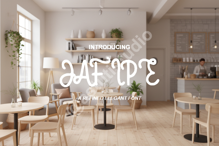 Jafipe - Sophisticated Modern Sans Serif Typeface