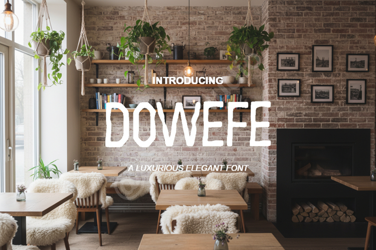 Dowefe | Modern Elegant Serif Typeface