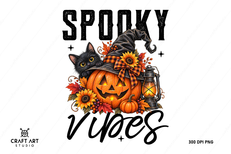 Spooky Vibes PNG, Halloween Sublimation PNG, Funny Halloween