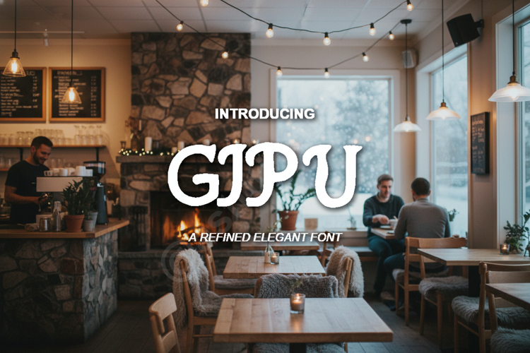 Gipu - Modern Minimalist Sans Serif Typeface example image 1